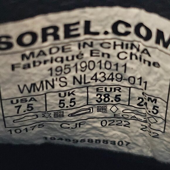 Sorel Brex Heel Chelsea Waterproof High Heel Black Boot Hot Pink Womens Size 7.5 - Picture 12 of 12